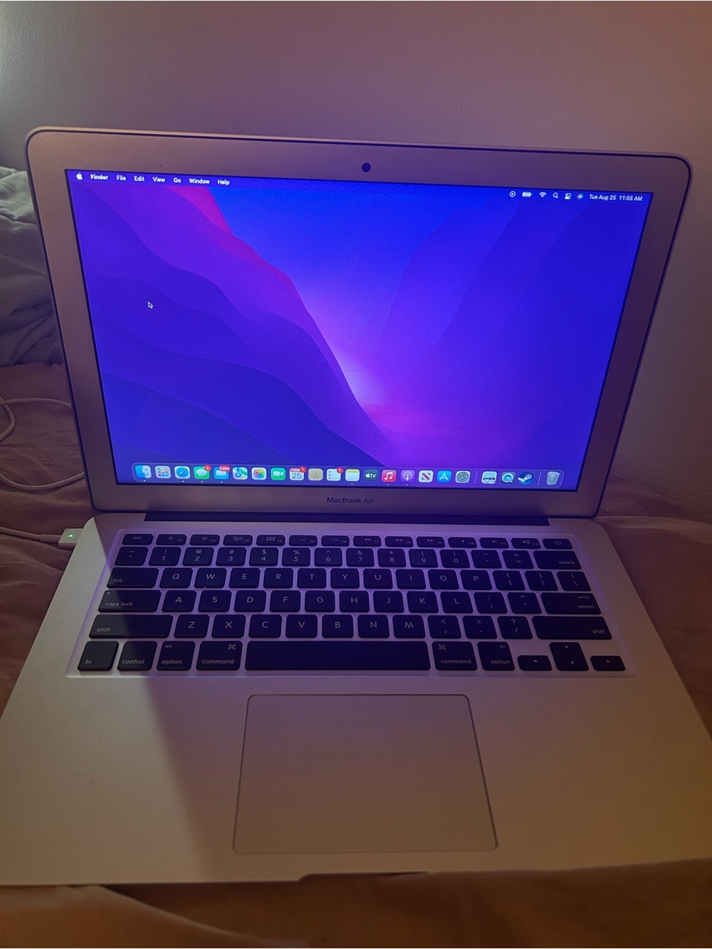 Apple MacBook Air Laptop - Silver Aluminum with Black Keyboard